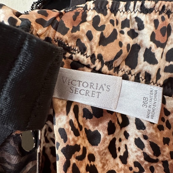 Victorias Secret Leopard Satin Slip Dress - Picture 6 of 6